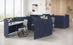 office desk, work desk, employee desk, computer desk, for work, tasks, office use, durable, spacious tabletop (复制)