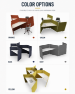 office desk, work desk, employee desk, computer desk, for work, tasks, office use, durable, spacious tabletop (复制)