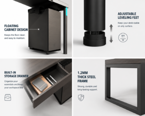 executive desk, premium minimalist design (复制)