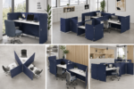 office desk, work desk, employee desk, computer desk, for work, tasks, office use, durable, spacious tabletop