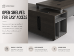 executive desks, office desks, executive executive desks, wooden office desks, office desks, wood grain finish, with a desk apron, high quality, dark oak, gray,