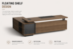 executive desks, ceo desks, wooden desks, large capacity executive desks, with a privacy panel and side cabinets