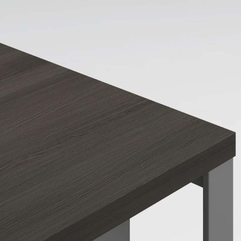 light wood grain desk, khaki, for office use, home office, wide legs (复制)