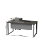 executive desk, premium minimalist design