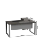 executive desk, premium minimalist design