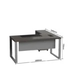 executive desk, premium minimalist design