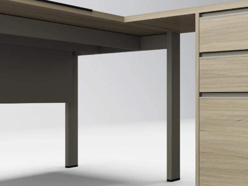 solid color, high quality desk with document storage (复制)