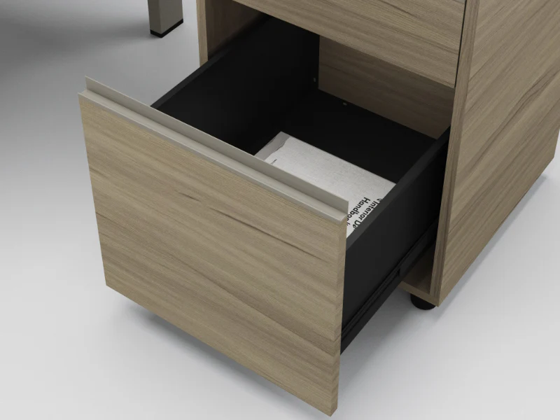 solid color, high quality desk with document storage (复制)