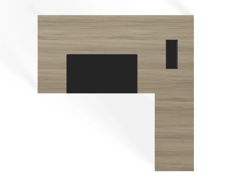 solid color, high quality desk with document storage (复制)