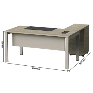 solid color, high quality desk with document storage (复制)