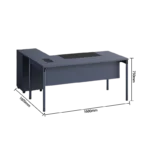 solid color, high quality desk with document storage