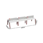 office desk, work desk, employee desk, computer desk, for work, tasks, office use, durable, spacious tabletop