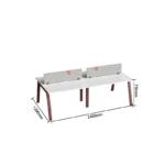 office desk, work desk, employee desk, computer desk, for work, tasks, office use, durable, spacious tabletop