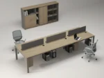 office desk, work desk, employee desk, computer desk, for work, tasks, office use, durable, spacious tabletop (复制)