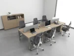 office desk, work desk, employee desk, computer desk, for work, tasks, office use, durable, spacious tabletop (复制)