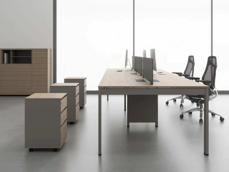 office desk, work desk, employee desk, computer desk, for work, tasks, office use, durable, spacious tabletop (复制)