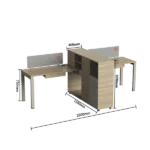 office desk, work desk, employee desk, computer desk, for work, tasks, office use, durable, spacious tabletop (复制)