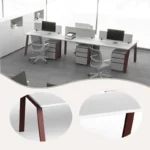 office desk, work desk, employee desk, computer desk, for work, tasks, office use, durable, spacious tabletop