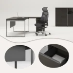 executive desk, premium minimalist design