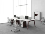office desk, work desk, employee desk, computer desk, for work, tasks, office use, durable, spacious tabletop