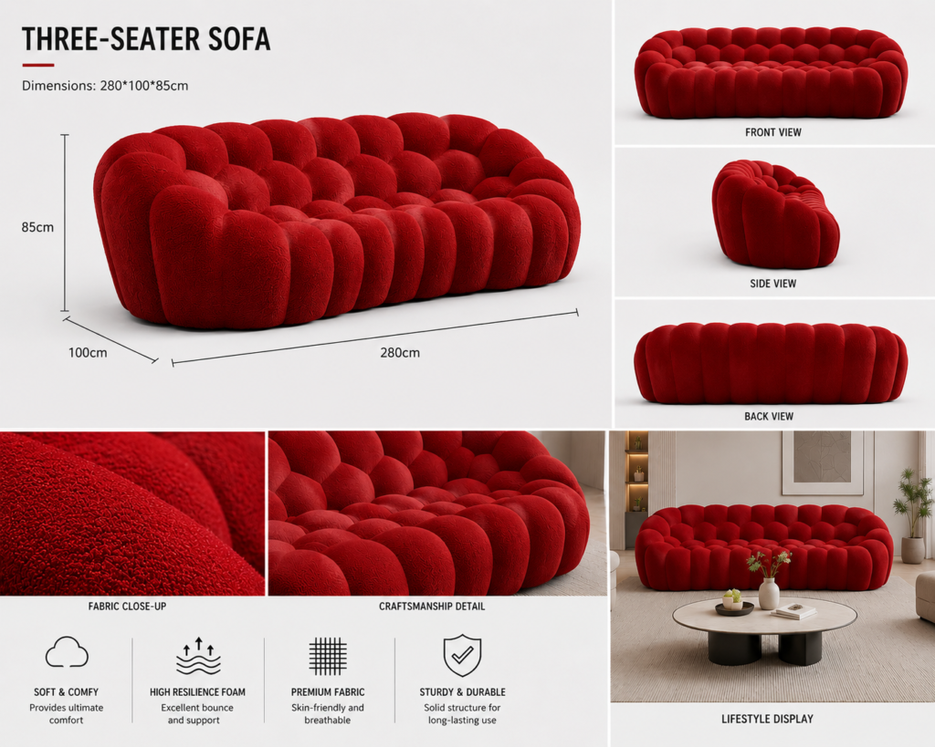 creative braided lounge sofa