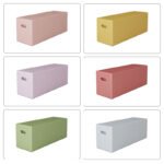 traditional style dual height stool, durable rotational molded pe seat for cultural classroom learning activities (复制)