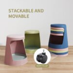 multipurpose hookable stack chair, reinforced steel legs & molded pp seat, space efficient for events & workshops (复制)