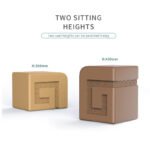 injection molded abs music stool featuring drawer, stackable as mini storage tower or choral riser, non slip base (复制)