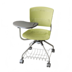 conference room chair wheel training study plastic chair lecture hall school training student chair with writing tablet board