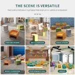 plastic chair for event school furniture kid party chair low plastic stool kid chair party for event school classroom furniture (复制)