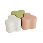 durable & safe, high rigidity pe rotomolded kids stool, 3 leaf music stool freely configurable, anti slip wear resistant base