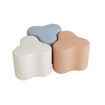durable & safe, high rigidity pe rotomolded kids stool, 3 leaf music stool freely configurable, anti slip wear resistant base