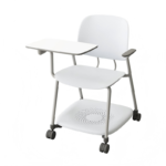 smart conference room chair wheel lecture hall school training student training study plastic chair tablet study chair student