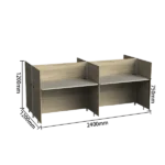0 0 office desk, work desk, employee desk, computer desk, for work, tasks, office use, sturdy board material, spacious tabletop, ygz xy p002