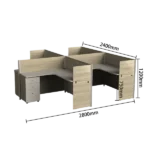 0 0 office desk, work desk, employee desk, computer desk, for work, tasks, office use, sturdy board material, spacious tabletop, ygz xy p002