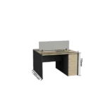 office desk, work desk, employee desk, computer desk, for work, tasks, office use, durable board material, spacious tabletop, ygz xy p010