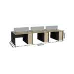 office desk, work desk, employee desk, computer desk, for work, tasks, office use, durable board material, spacious tabletop, ygz xy p010