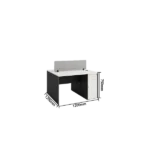 office desk, work desk, employee desk, computer desk, for work, tasks, office use, durable board material, spacious tabletop, ygz xy p010