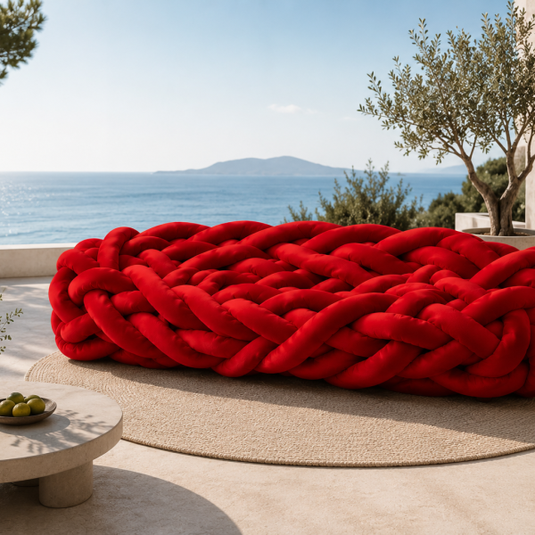 creative braided lounge sofa