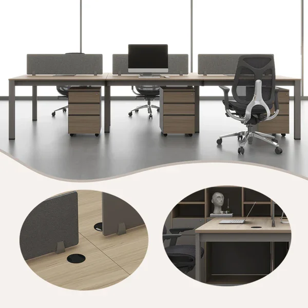 office desk, work desk, employee desk, computer desk, for work, tasks, office use, durable, spacious tabletop (复制)