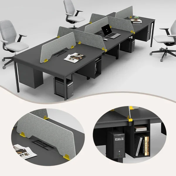 office desk, work desk, employee desk, computer desk, for work, tasks, office use, durable board material, spacious tabletop, ygz xy p007